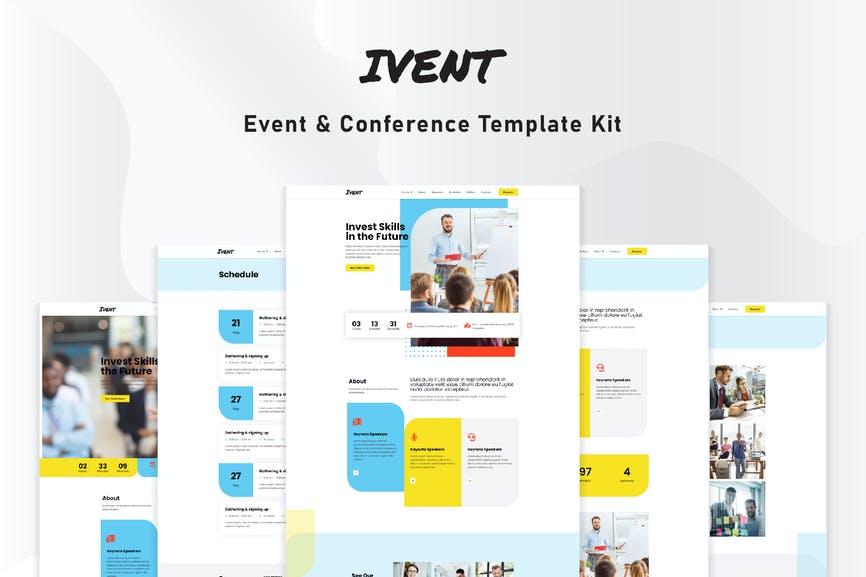 Ivent - Event _ Conference Elementor Template Kit